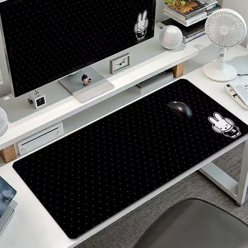 Gaming Accessories For Gaming Desk - Cute Miffy Rabbit Large Mouse Pad