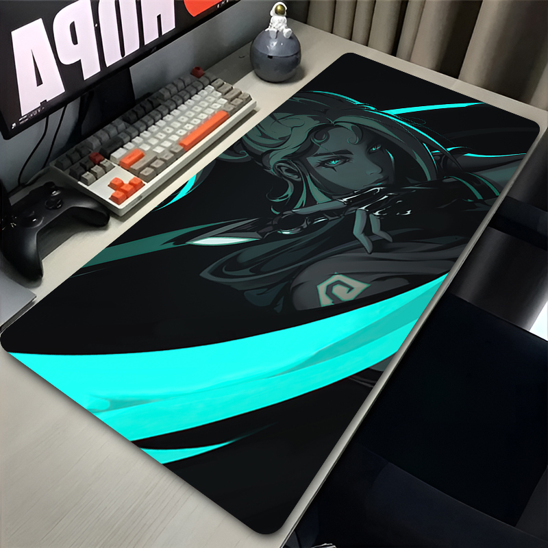 Gaming Accessories For Gaming Desk - Mouse Pad Hot Game Valorant Jett