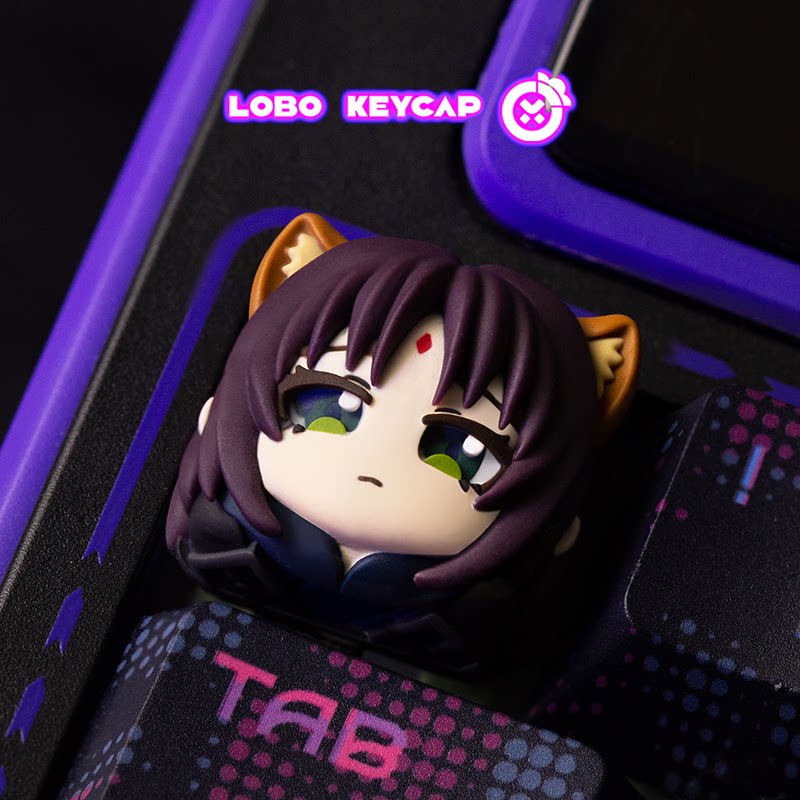 Lobo Keycap Creative Anime Art - огляд і ціна Gaming Accessories In China