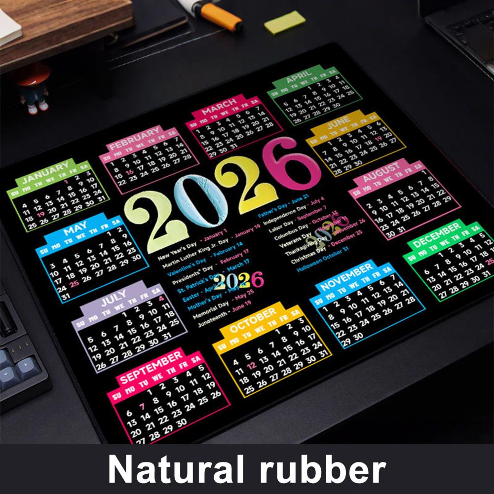 2026 Calendar Mouse Pad Waterp - огляд і ціна Gaming Accessories For Gaming Desk
