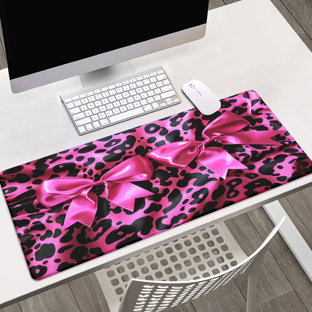 Brand Pink Leopard Bow Mousepa - огляд і ціна Gaming Accessories Brands