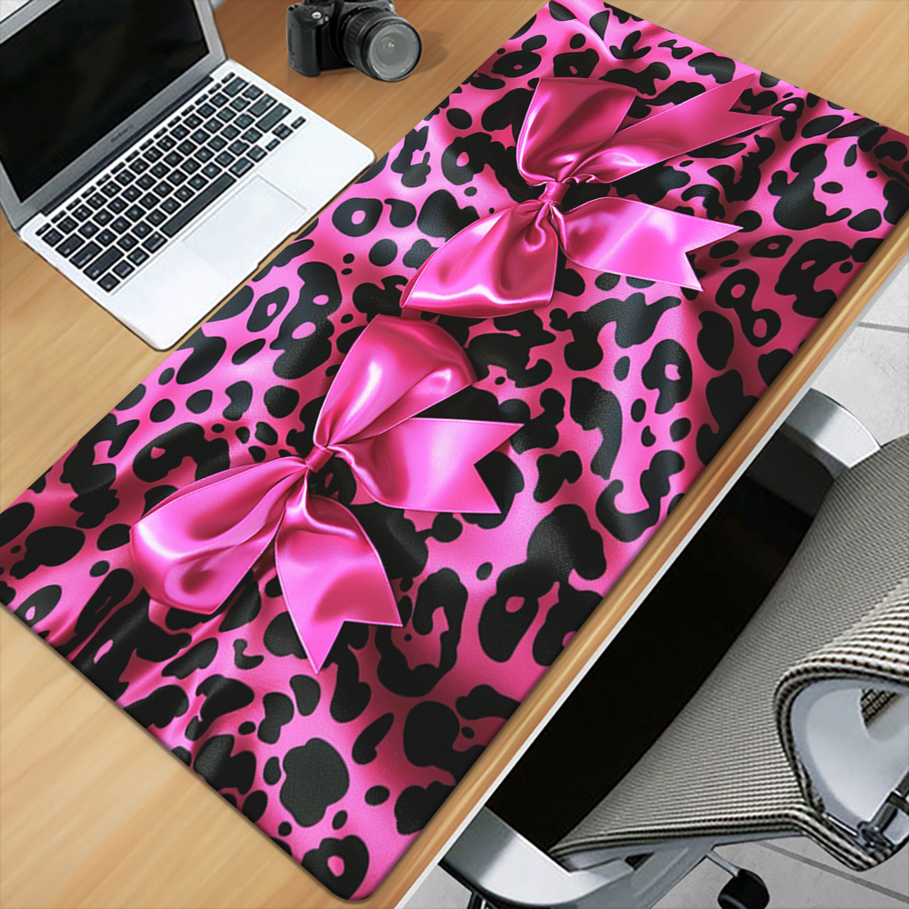 Brand Pink Leopard Bow Mousepa - огляд і ціна Gaming Accessories Brands